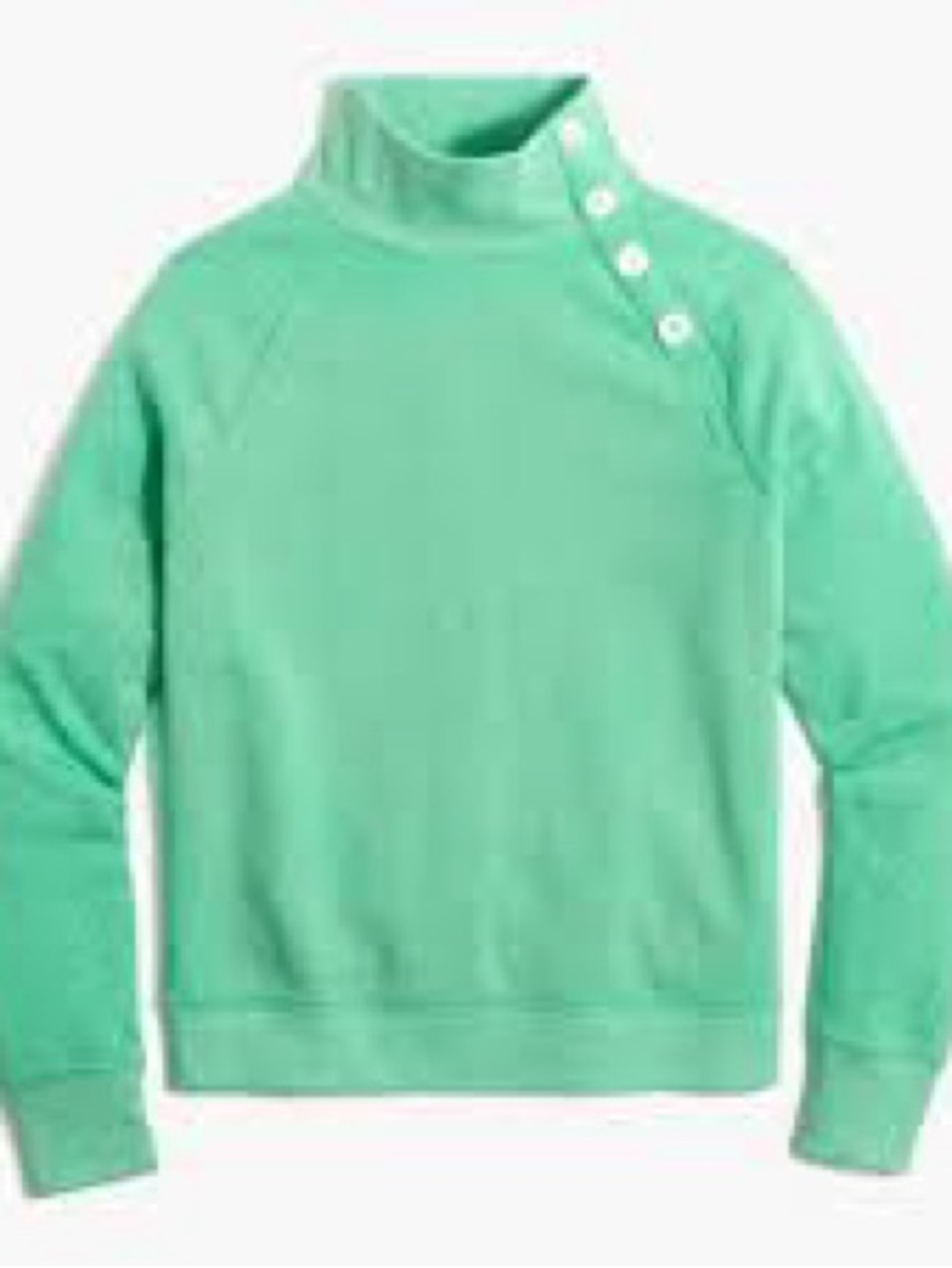 J Crew Wide Button Collar Pullover Sweater